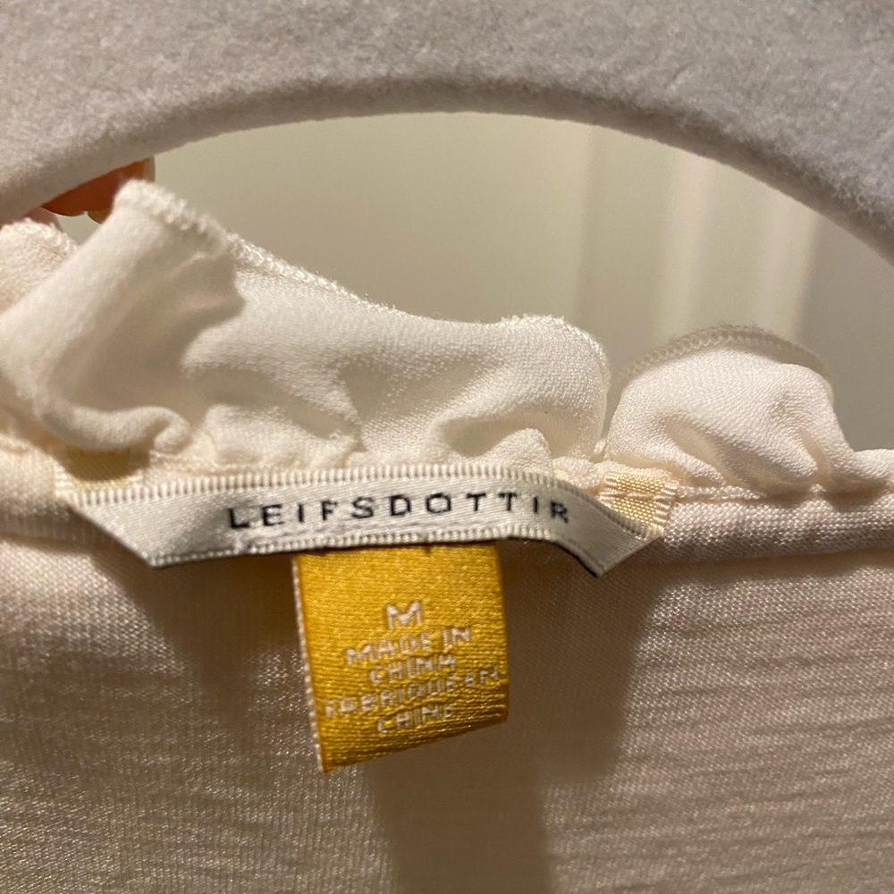 Leifsdottir Cream Ruffled Robe - Picture 3 of 3